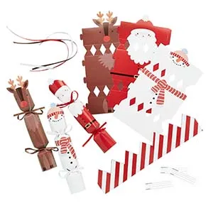 Make Your Own Festive Friends Cracker Kit Pack of 6