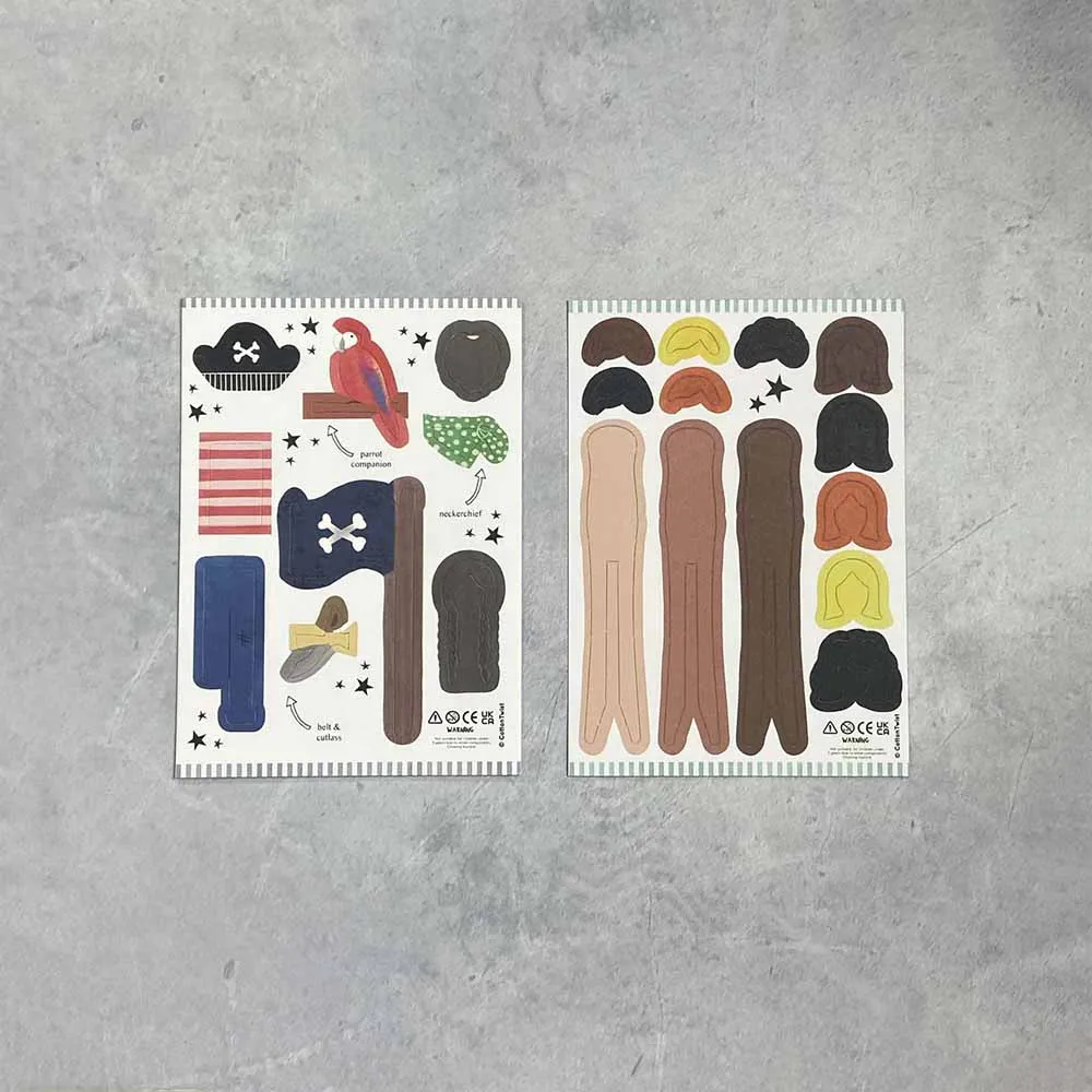 Make Your Own Pirate Peg Doll Kit