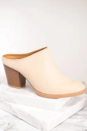 Making Plans Blush Pink Heeled Mules
