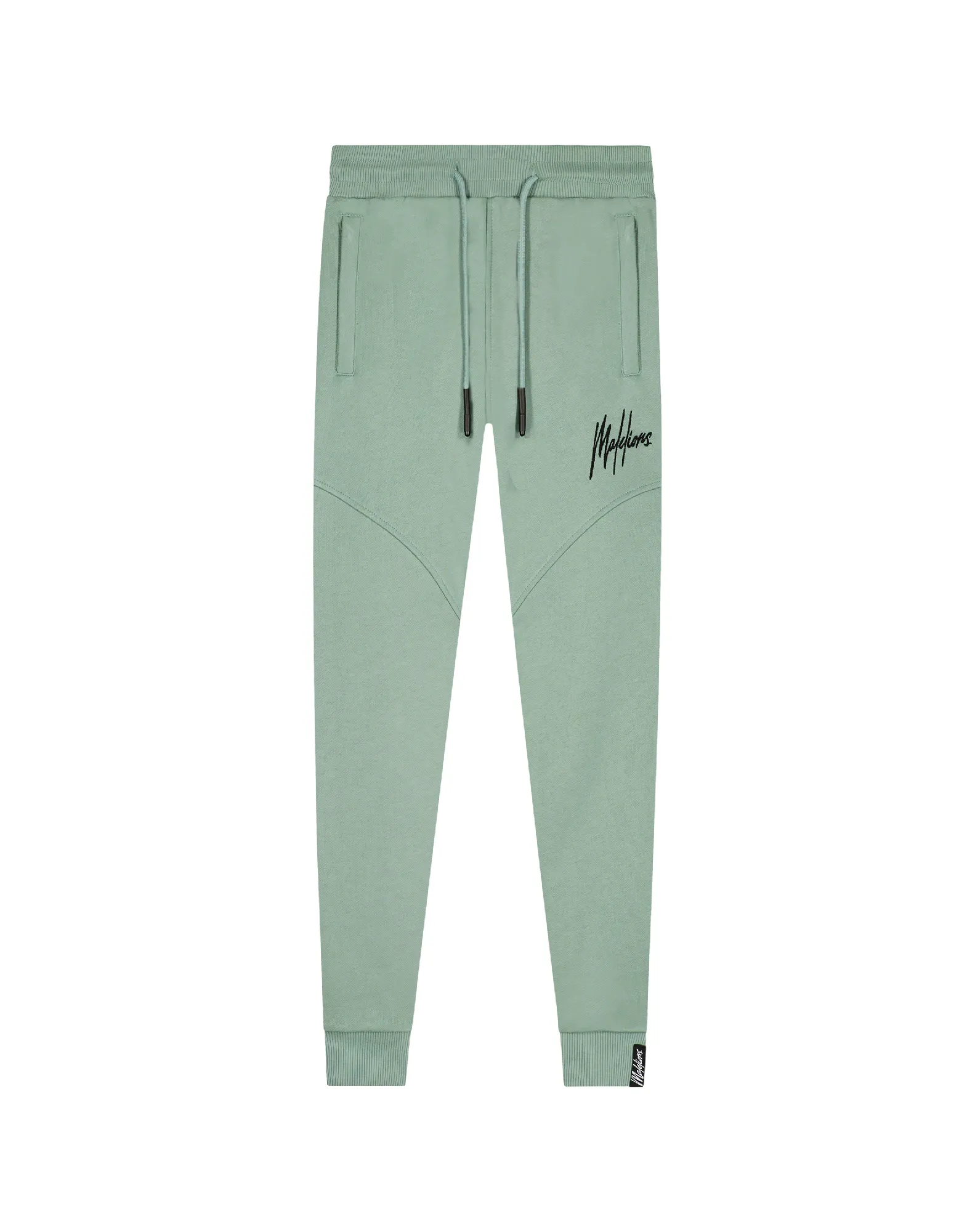 Malelions Junior Essentials Trackpants Dark Sage/Black