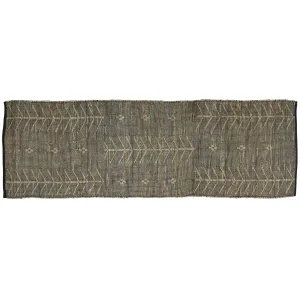 Malika Rug, Hemp, Black