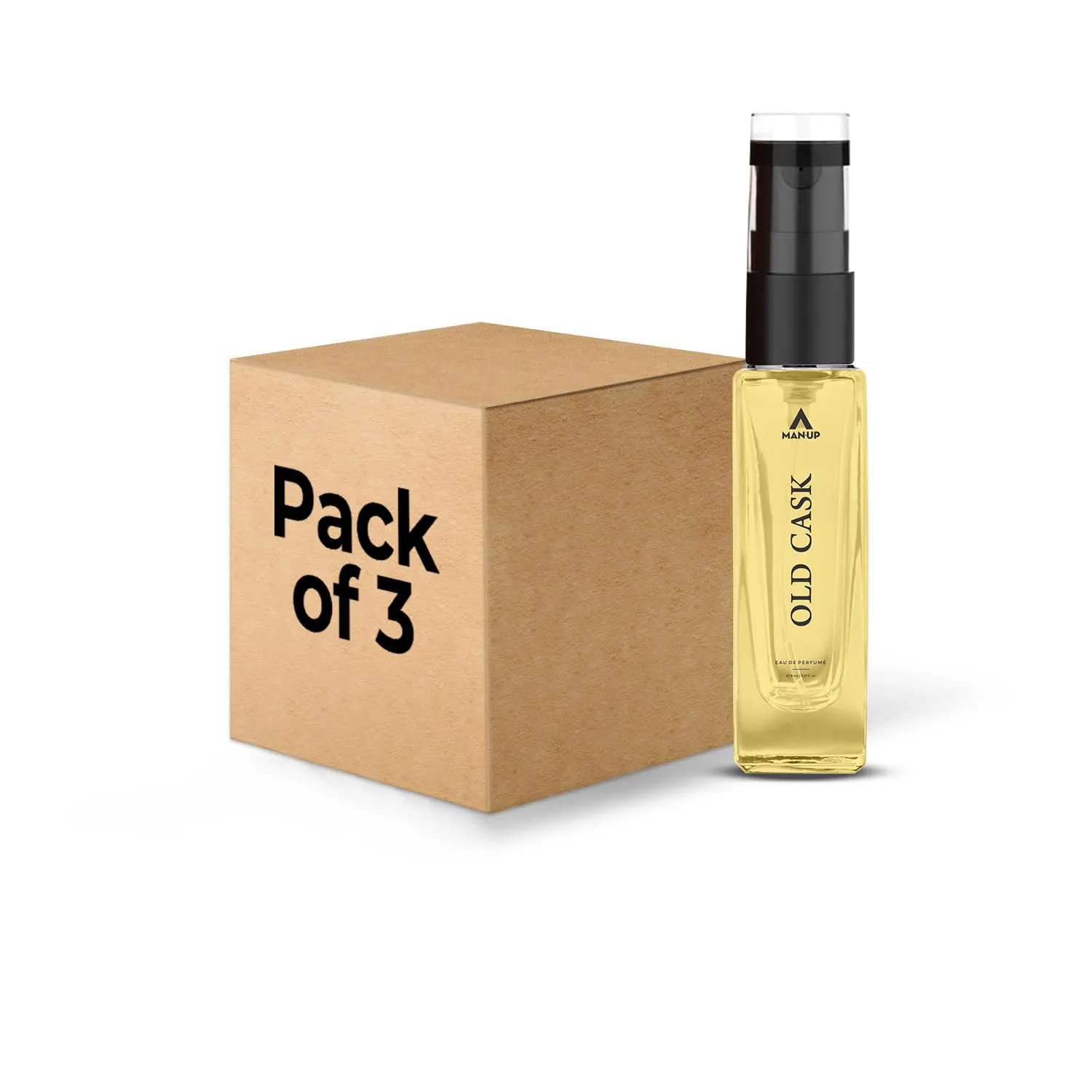 Man-Up Old Cask Perfume For Men | Eau De Perfume | Premium Long Lasting Fresh, Refreshing & Energising Fragrance Perfume | Celebrating Every Special Occasion - 8ml (Pack of 3)