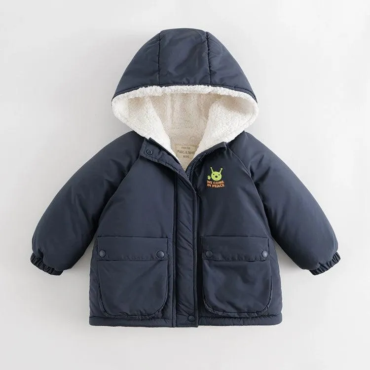 MARC & JANIE Boys Girls Hooded Padded Jacket 231182