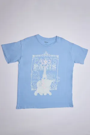 Marie Eiffel Tower The Aristocats Graphic Relaxed Tee
