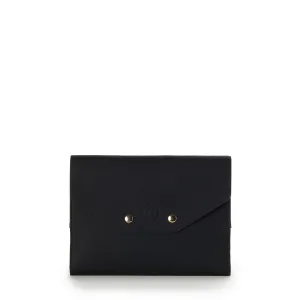MARIE Vegan Wallet Notebook Cover in Black