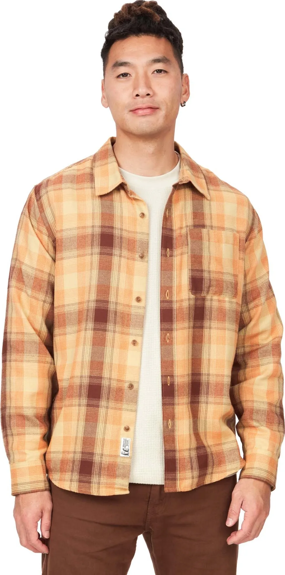 Marmot Men&#x27;s Fairfax Novelty Light Weight Flannel Tangelo | Buy Marmot Men&#x27;s Fairfax Novelty Light Weight Flannel Tangelo here | Outnorth