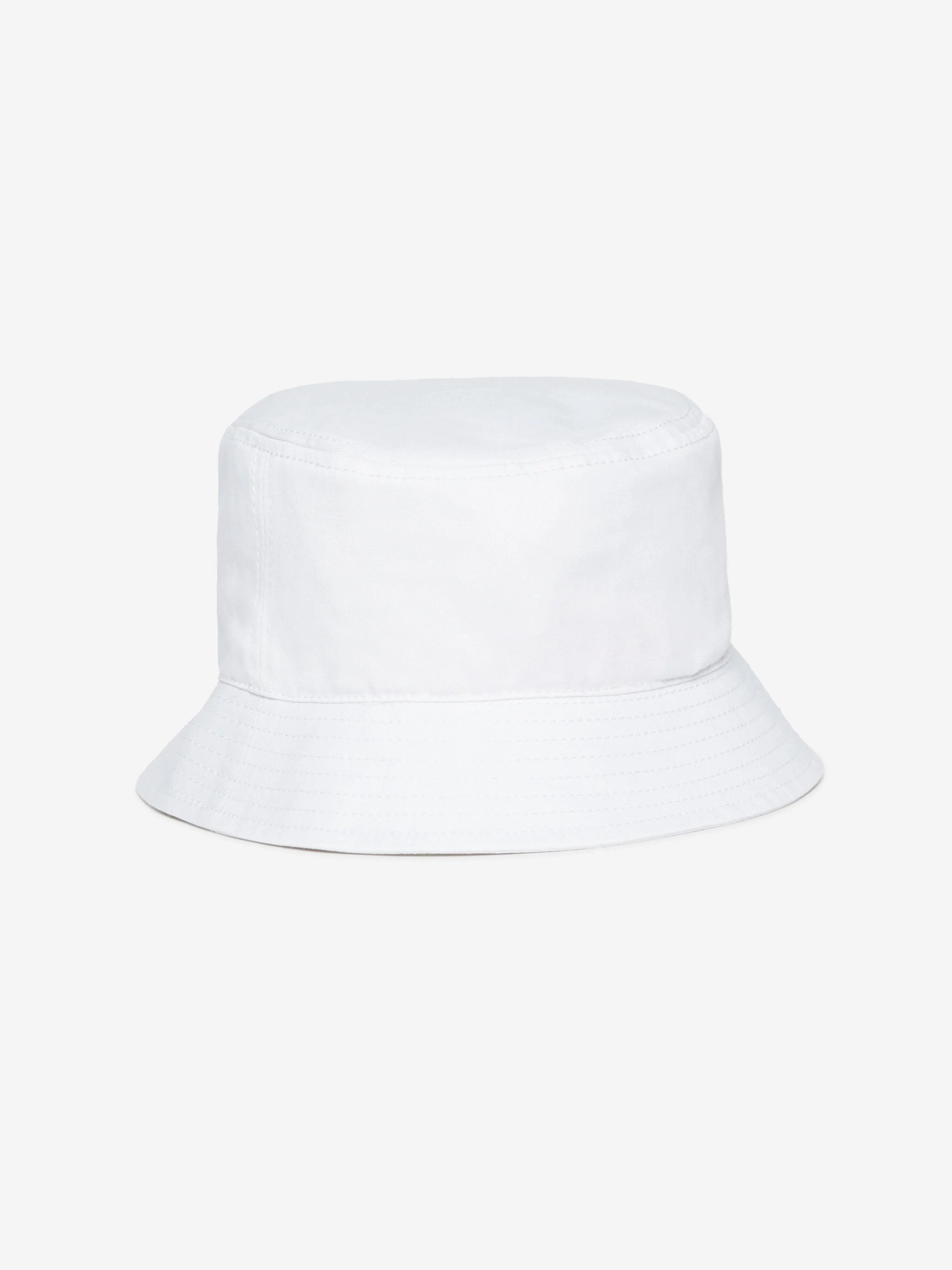 MARNI Girls Logo Bucket Hat in White
