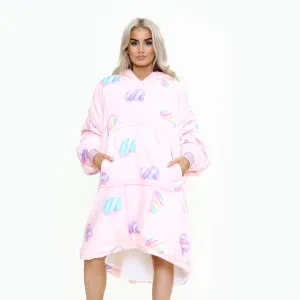 Marshmallow Adult Pink Hoodie