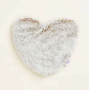 Marshmallow Brown Warmies Heart Heat Pad