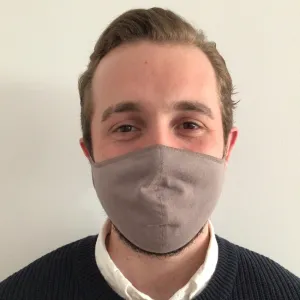 Mask | Oval | Grey | M-L | 2-Layers | Soft Cotton