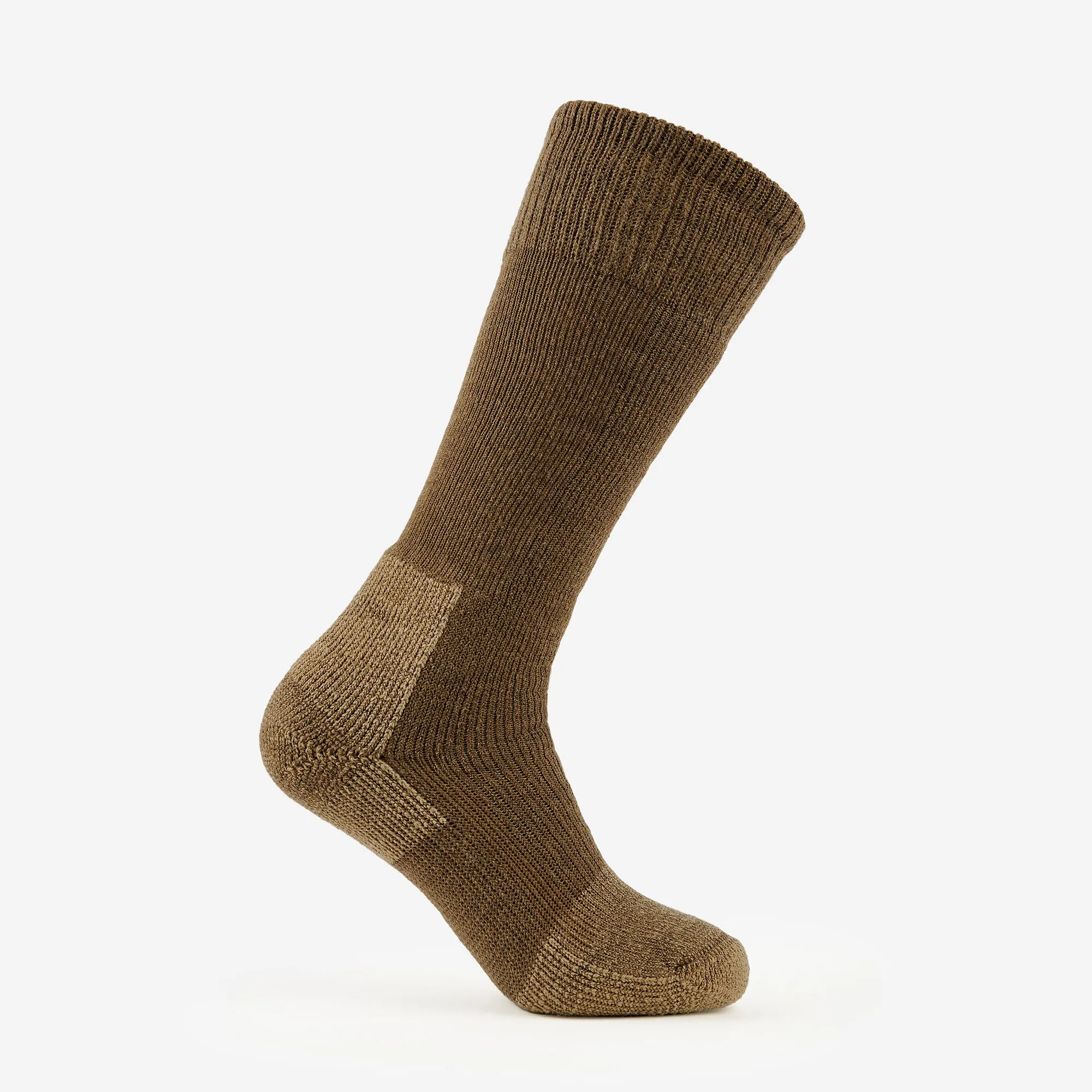 Maximum Cushion Over-Calf Extreme Cold Socks | EXCOU | 60% Worsted Wool & 100% Wool Toe