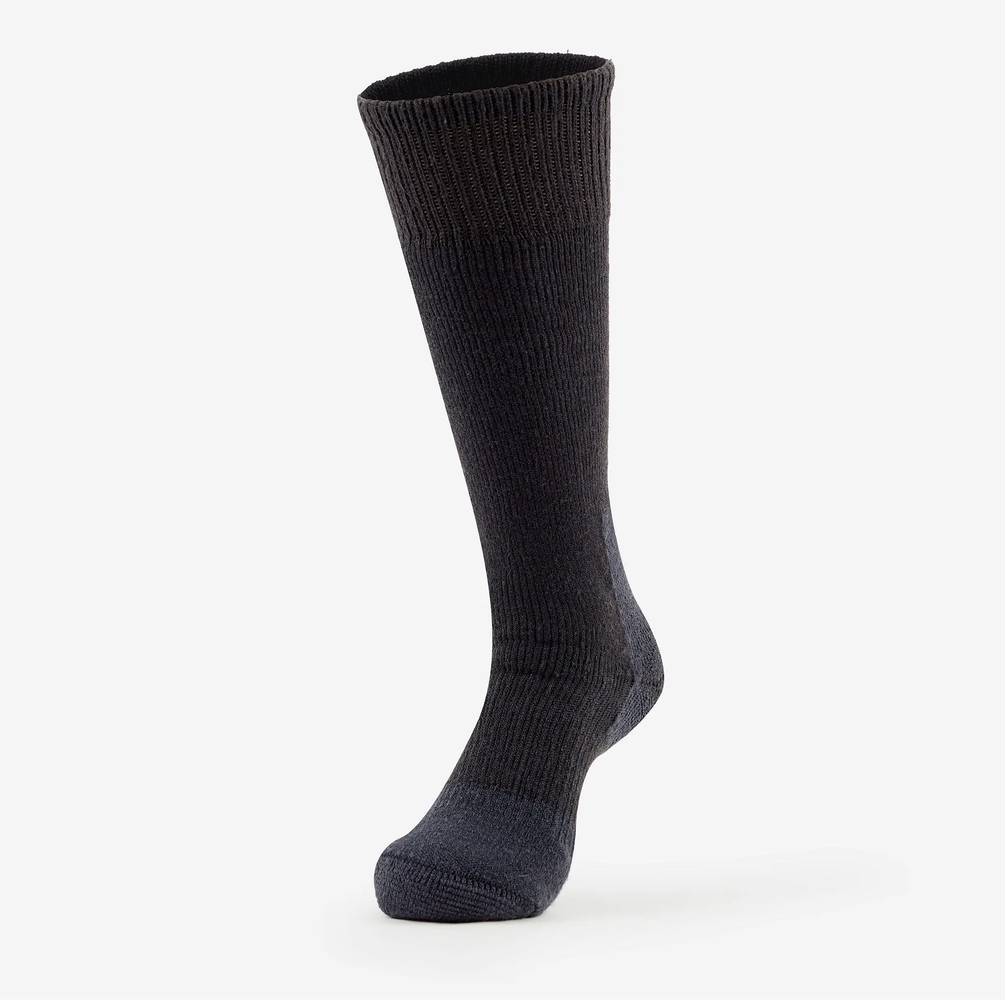 Maximum Cushion Over-Calf Extreme Cold Socks | EXCOU | 60% Worsted Wool & 100% Wool Toe