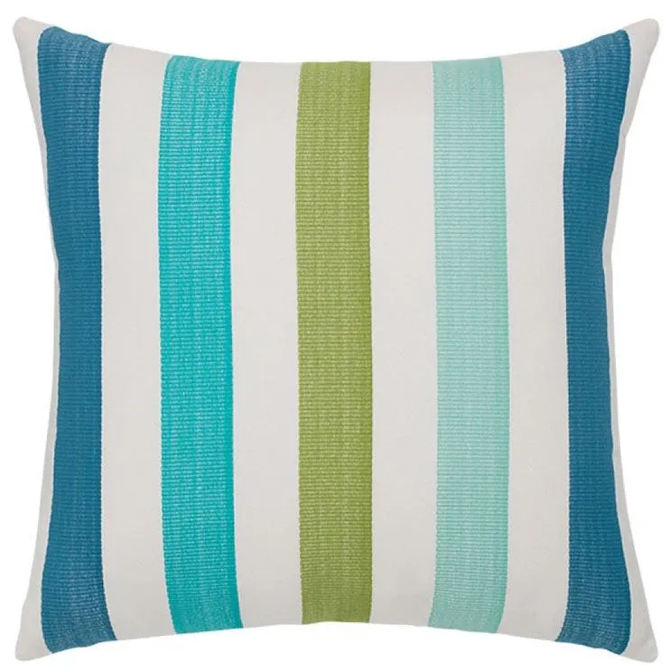 Mediterranean Stripe Sunbrella® Outdoor Pillows