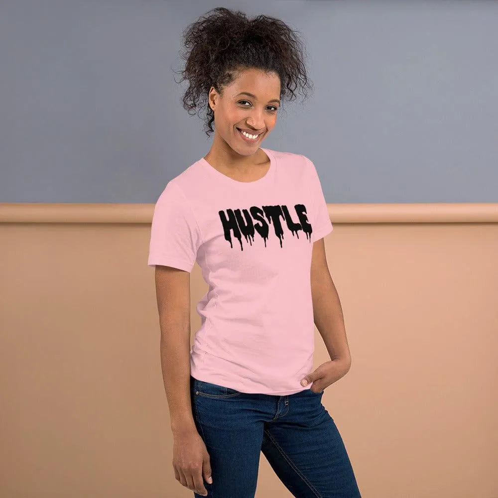 Melting Hustle T-Shirt  Short Sleeve Unisex DTG Top