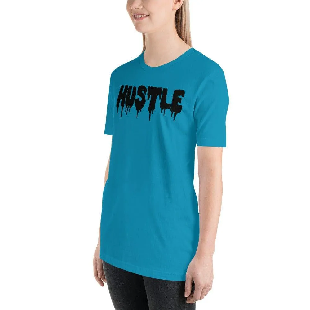 Melting Hustle T-Shirt  Short Sleeve Unisex DTG Top