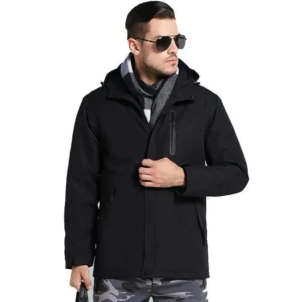 Men & women winter usb infrared heating cotton jacket outdoor camping
