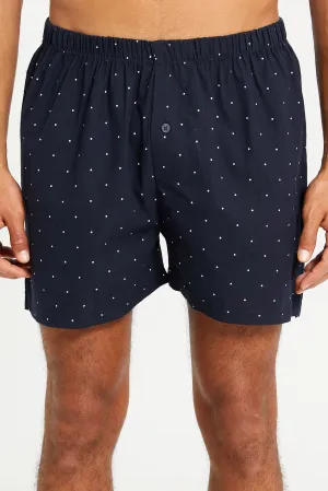 Men Assorted Printed Woven Boxer Set (Pack Of 2)