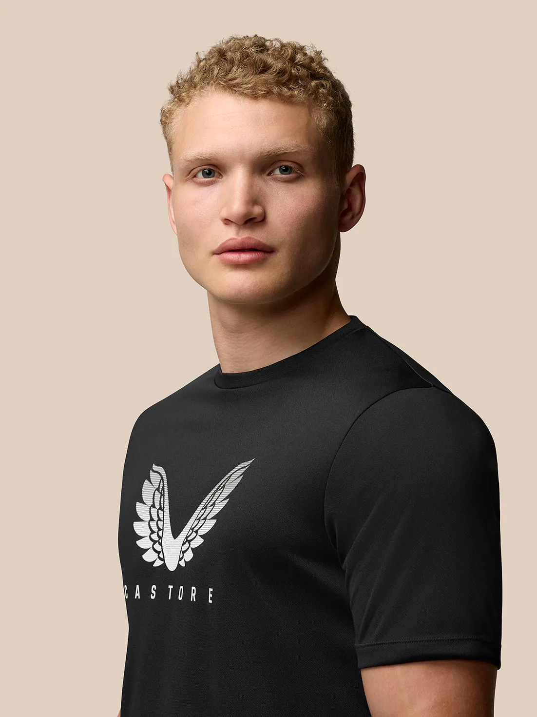 Men's Adapt Short Sleeve Graphic T Shirt - Black