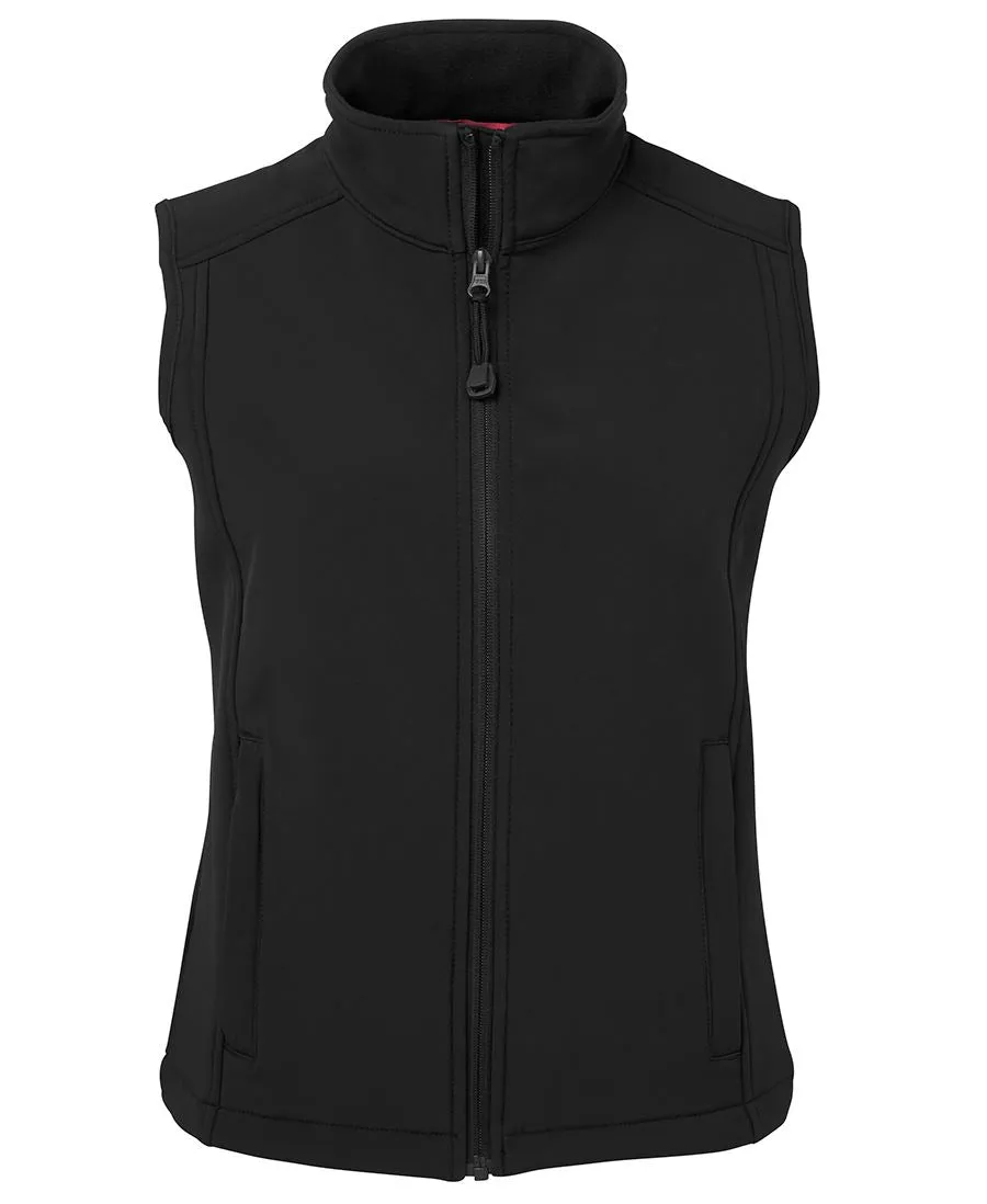 Mens & Womens Black Softshell Vest