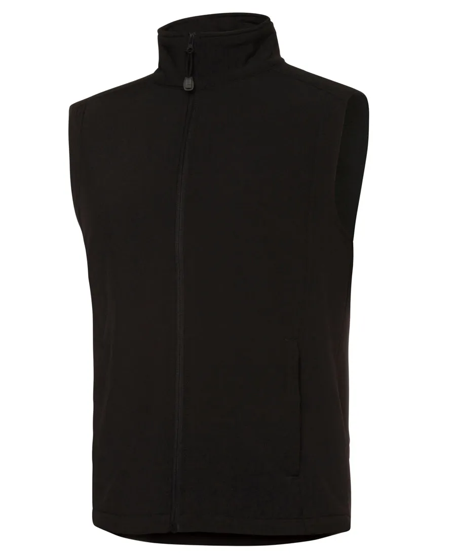 Mens & Womens Black Softshell Vest