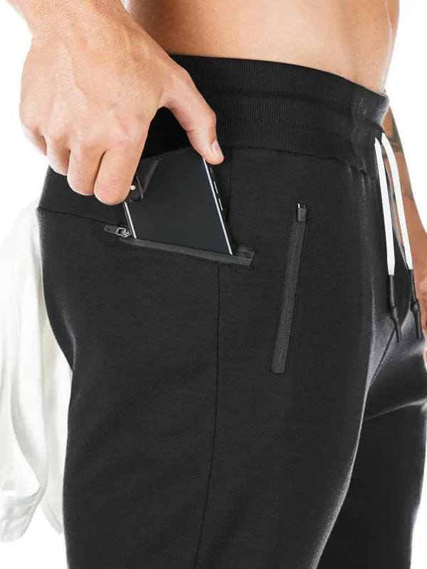 Men's Casual Breathable Drawstring Sports Jogger Pants