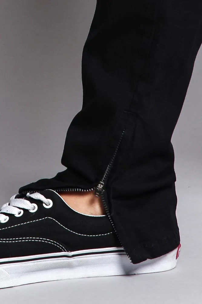 Men's G Stripe Zippered Track Style Pants