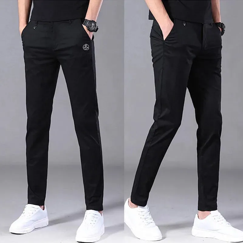 Men's Golf Wear Spring Elastic Golf Pants Fashionable Mens Long Pants Golf Wear Men Trouse