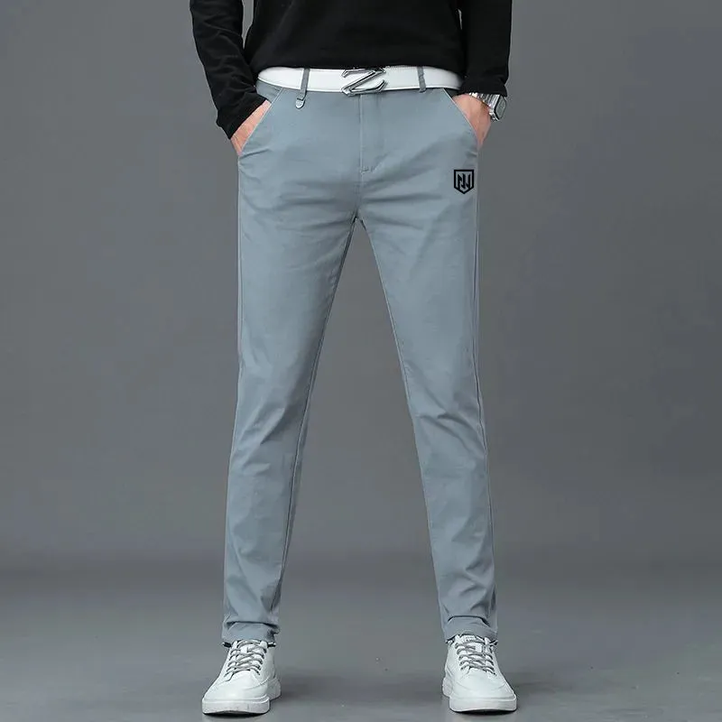 Men's Golf Wear Spring Elastic Golf Pants Fashionable Mens Long Pants Golf Wear Men Trouse