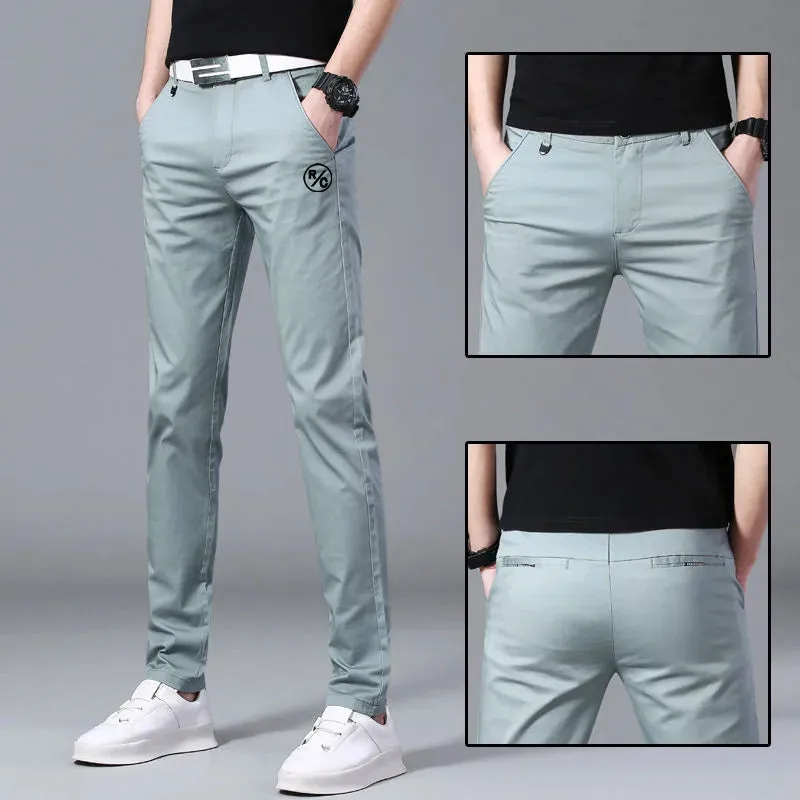 Men's Golf Wear Spring Elastic Golf Pants Fashionable Mens Long Pants Golf Wear Men Trouse