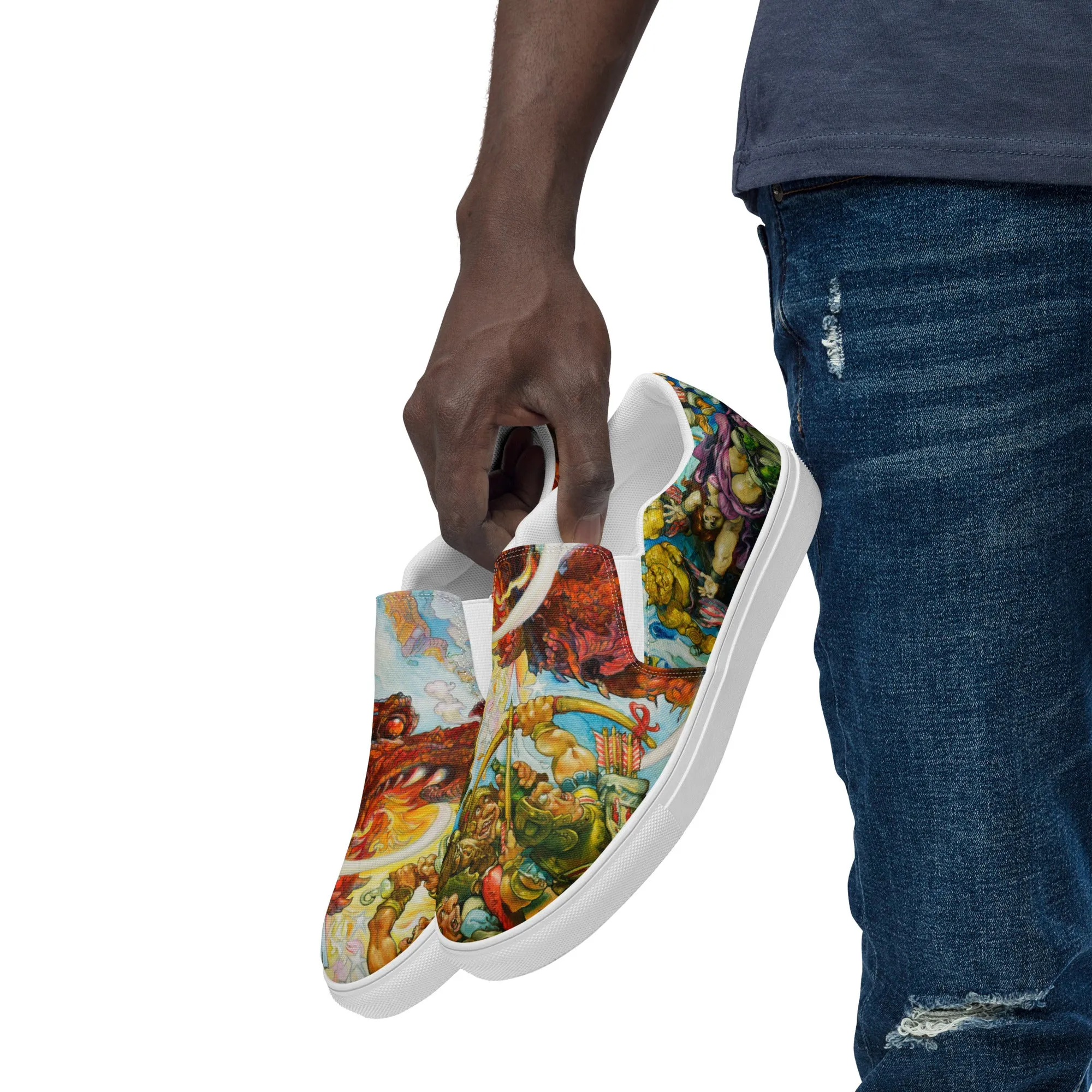 Men's Guards! Guards! Slip-on canvas shoes *US SIZES SHOWN! USE CHART!