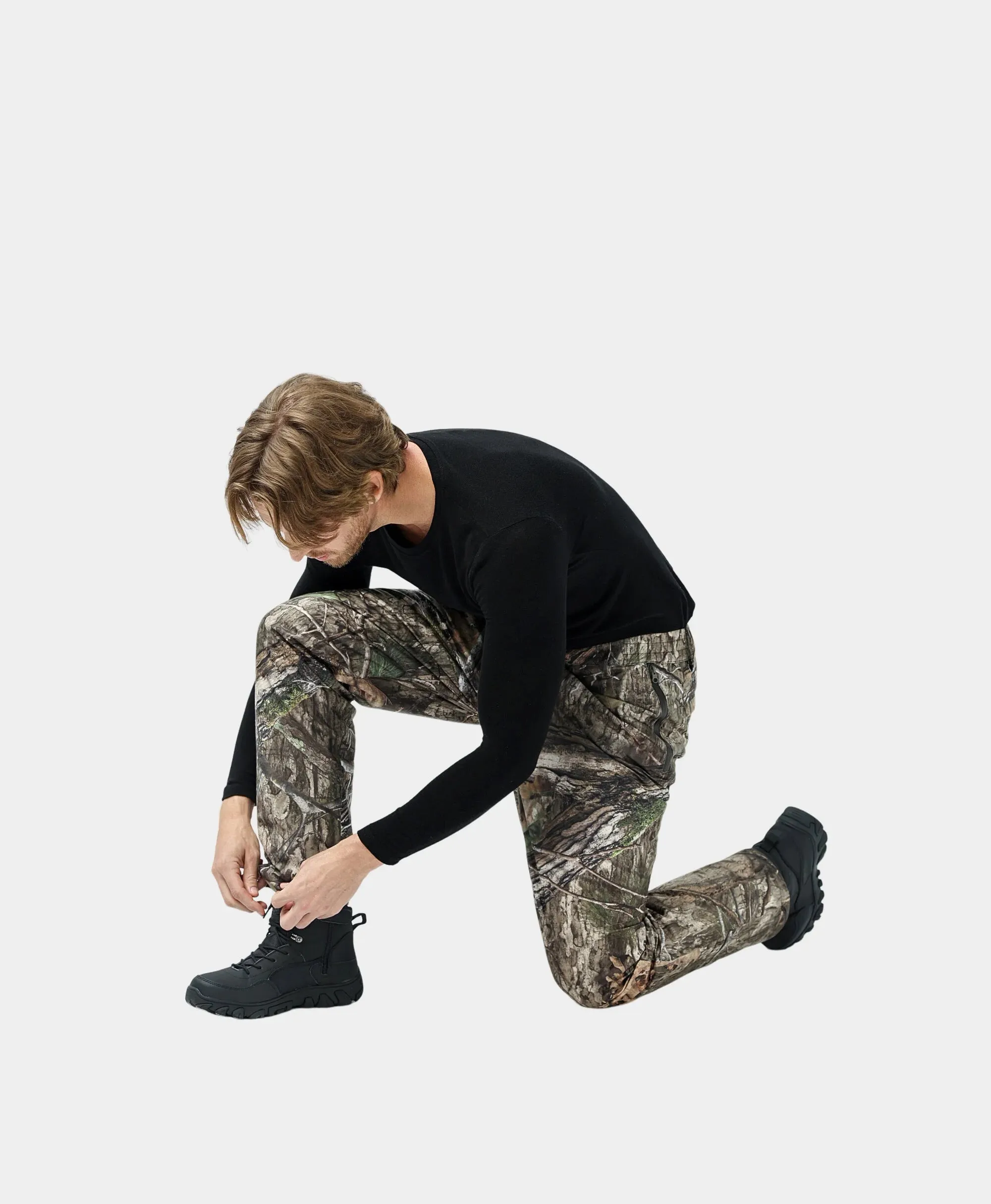 Men's Heated Hunting Pants - Camouflage, Mossy Oak Country DNA