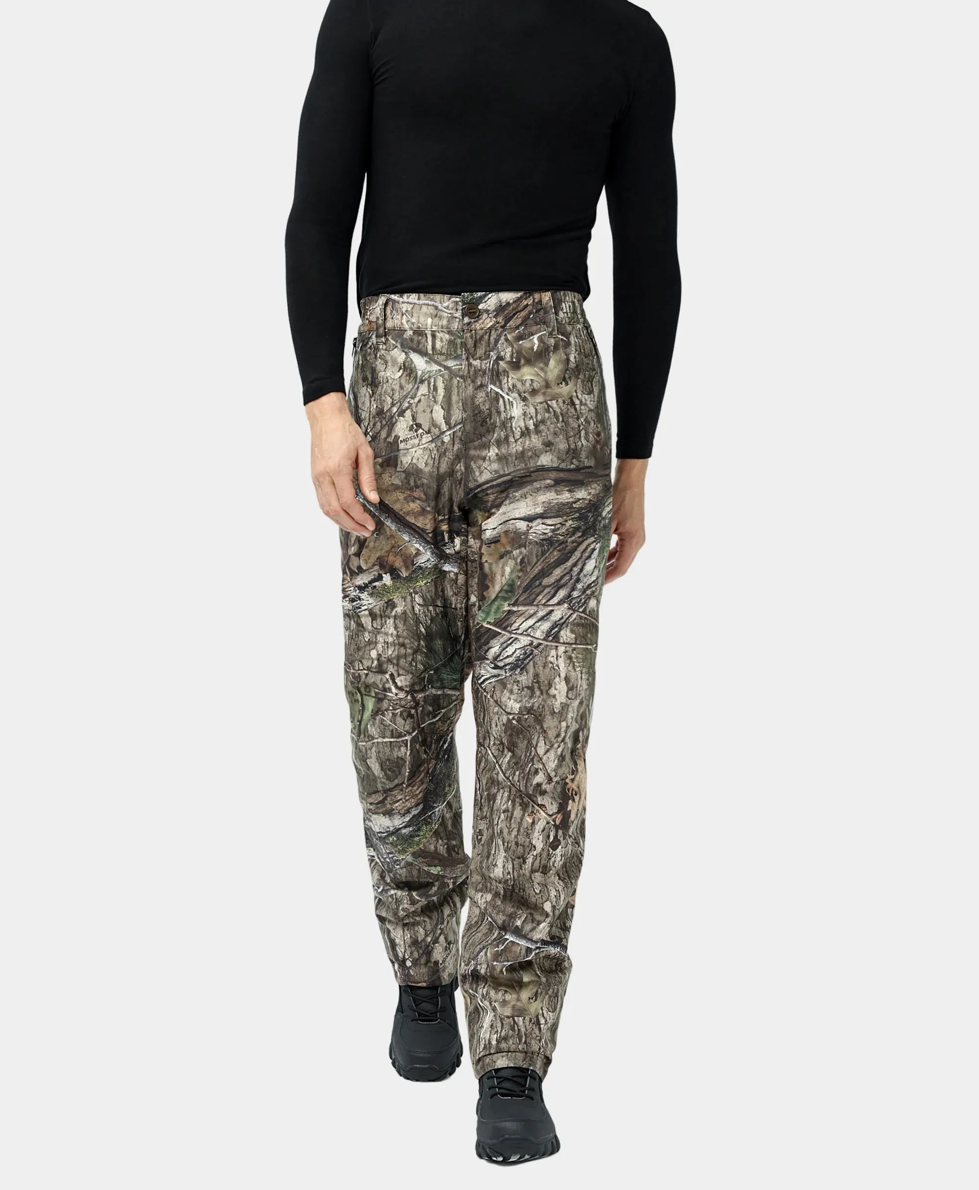Men's Heated Hunting Pants - Camouflage, Mossy Oak Country DNA