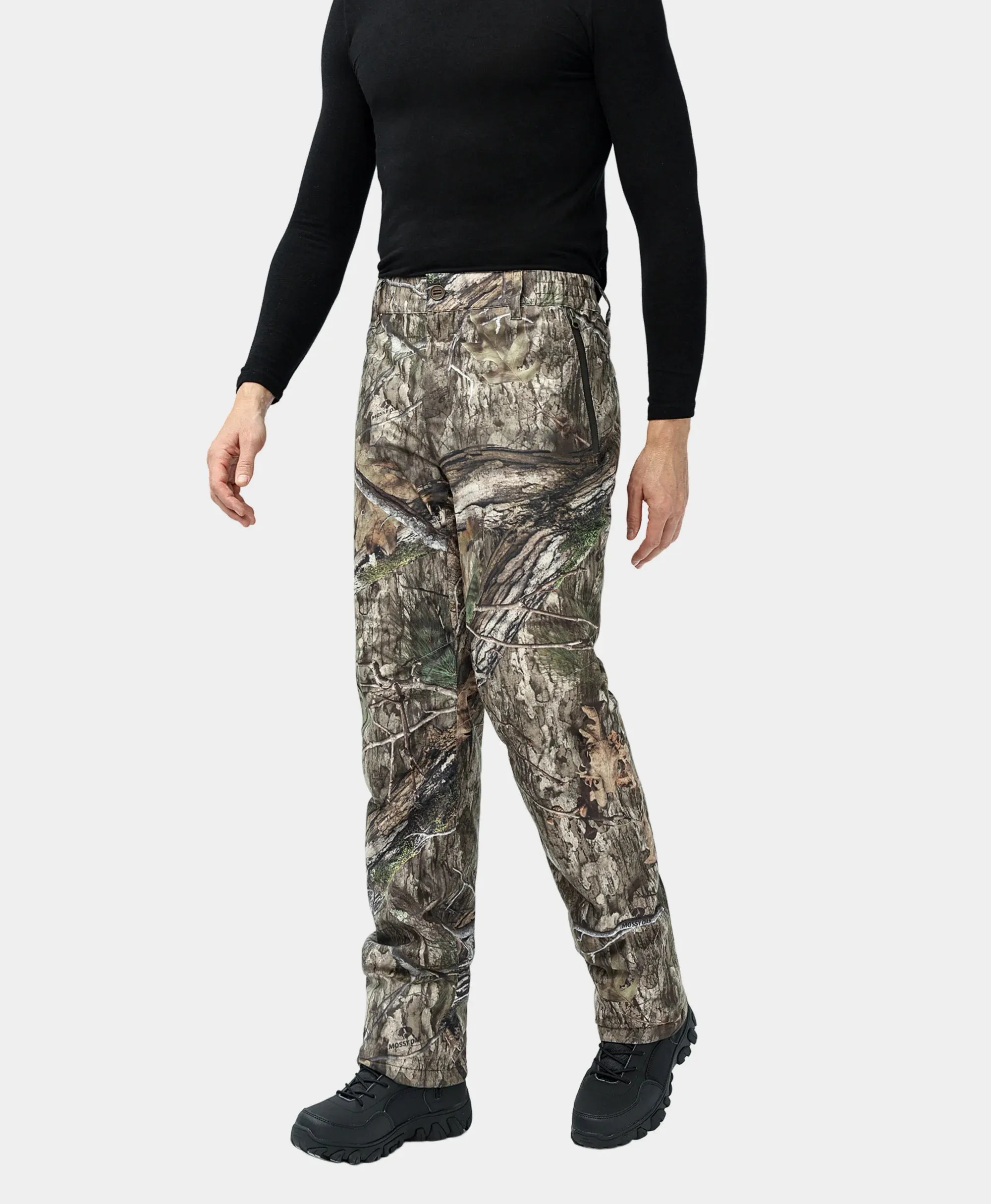 Men's Heated Hunting Pants - Camouflage, Mossy Oak Country DNA