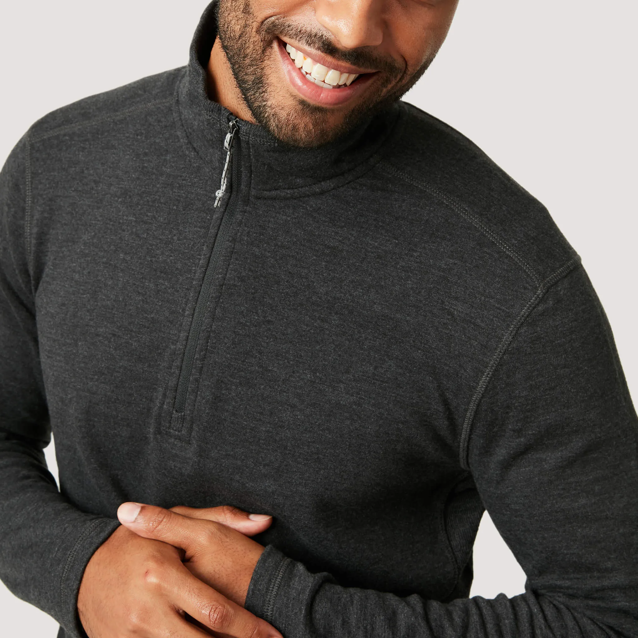 Men's Heritage Knit 1/4 Zip Mock