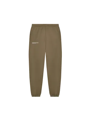 Mens In Conversion Cotton Track Pants—carbon brown