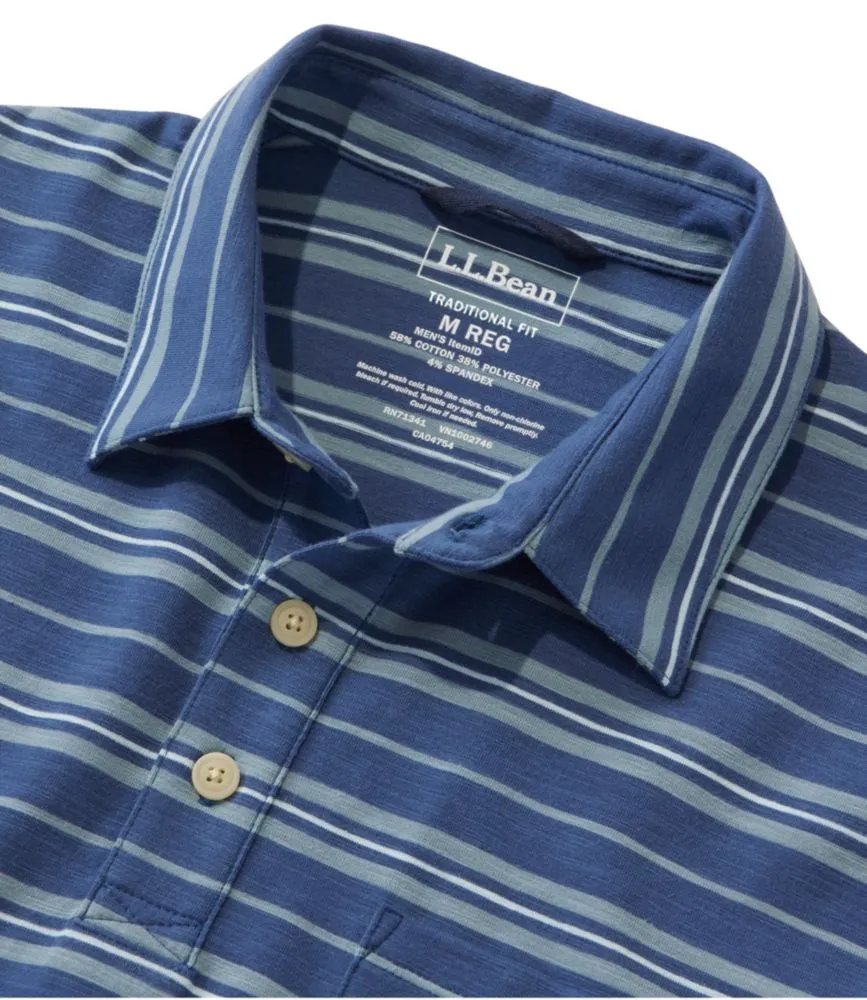 Men's Lakewashed Performance Polo, Short-Sleeve, Stripe