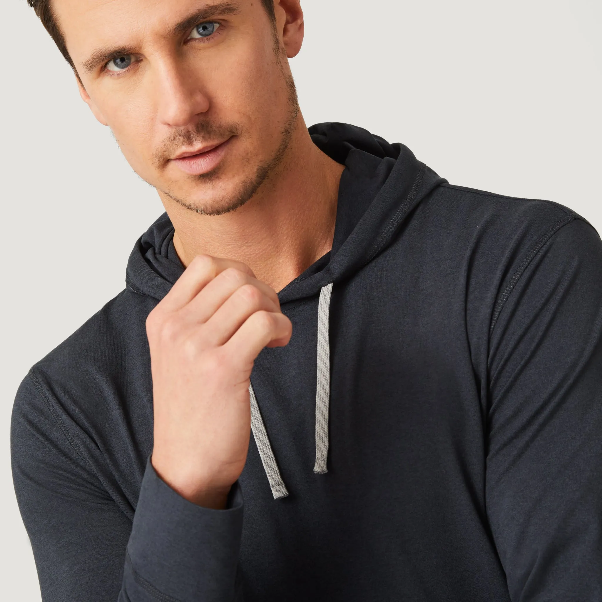 Men's Lightweight Sueded Hoodie