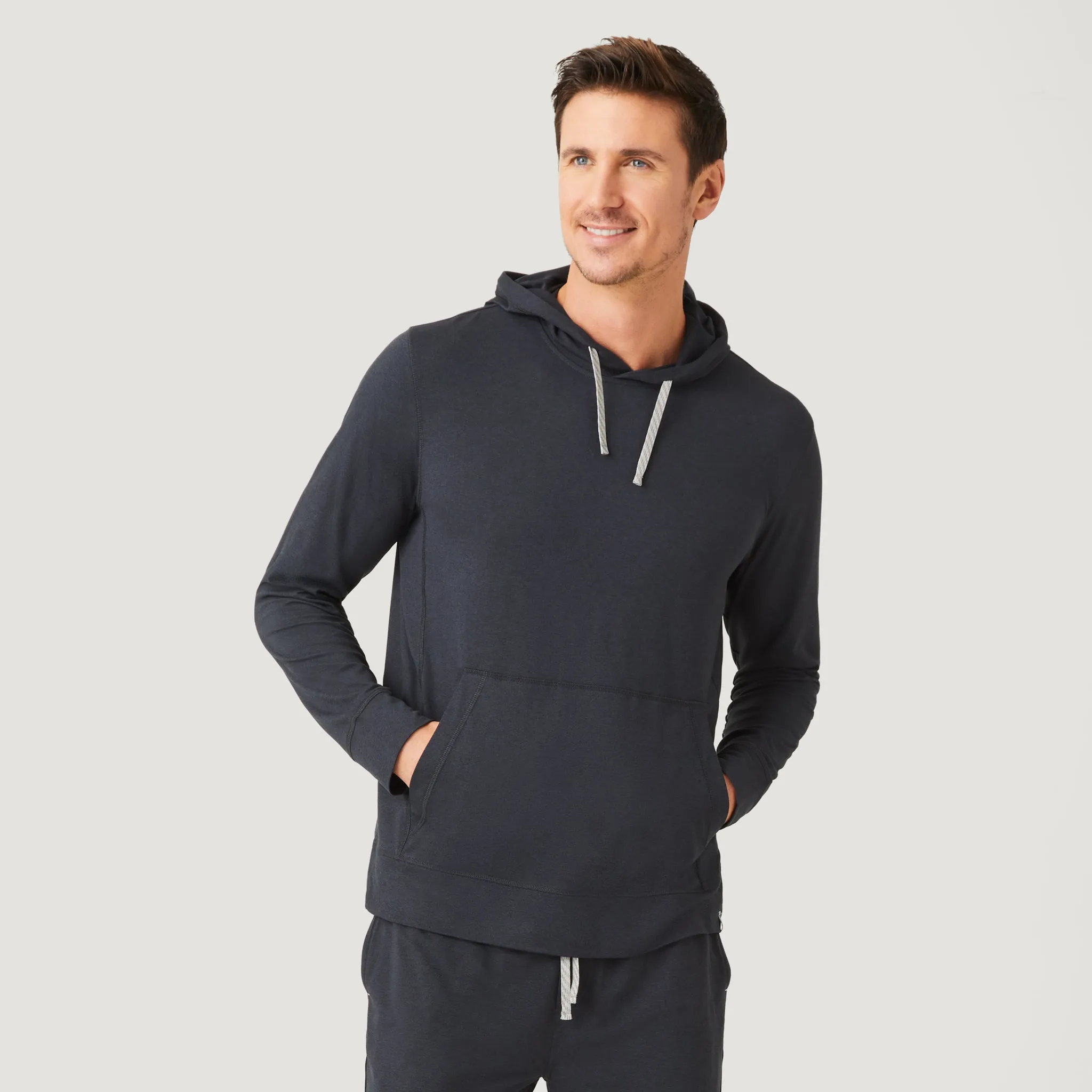 Men's Lightweight Sueded Hoodie