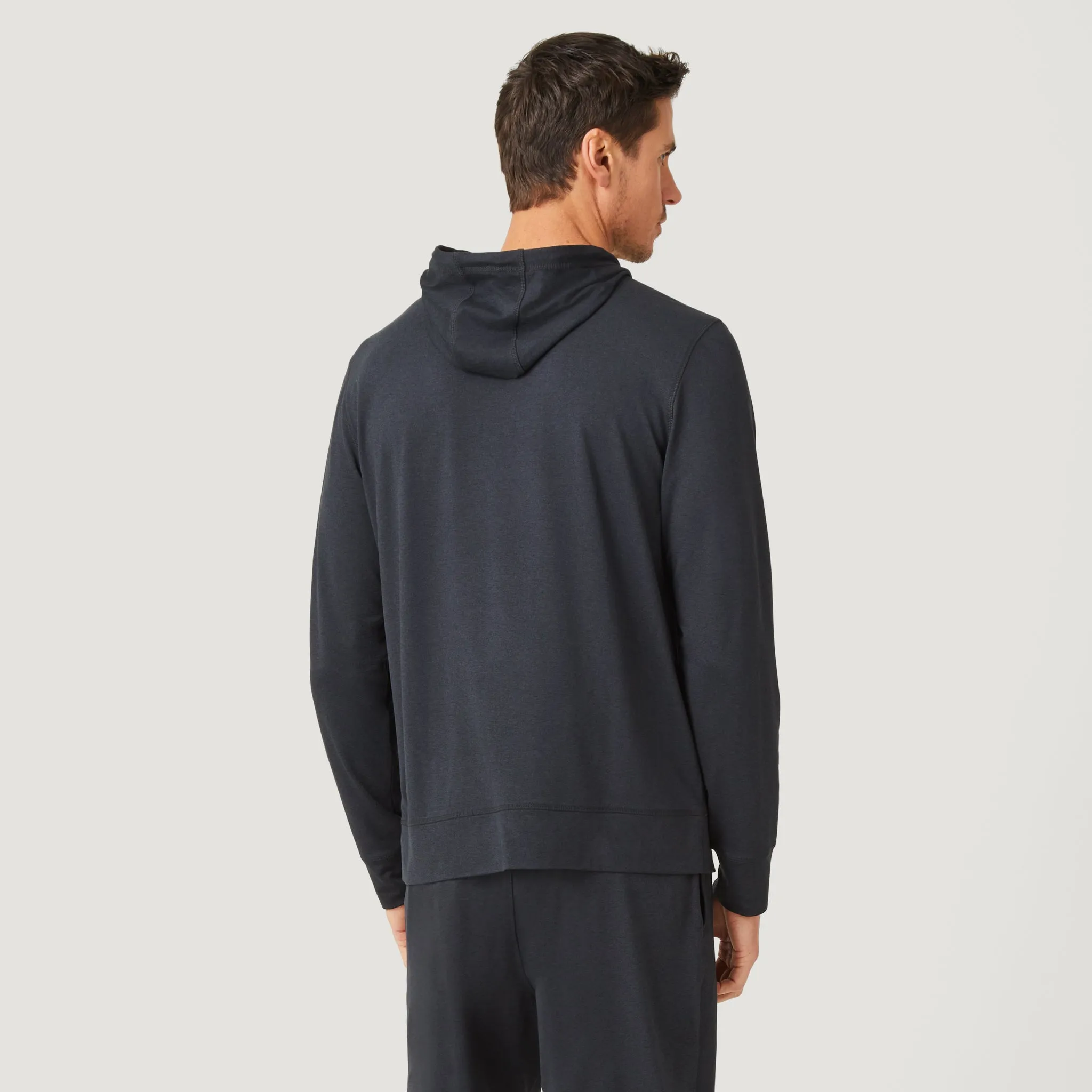Men's Lightweight Sueded Hoodie