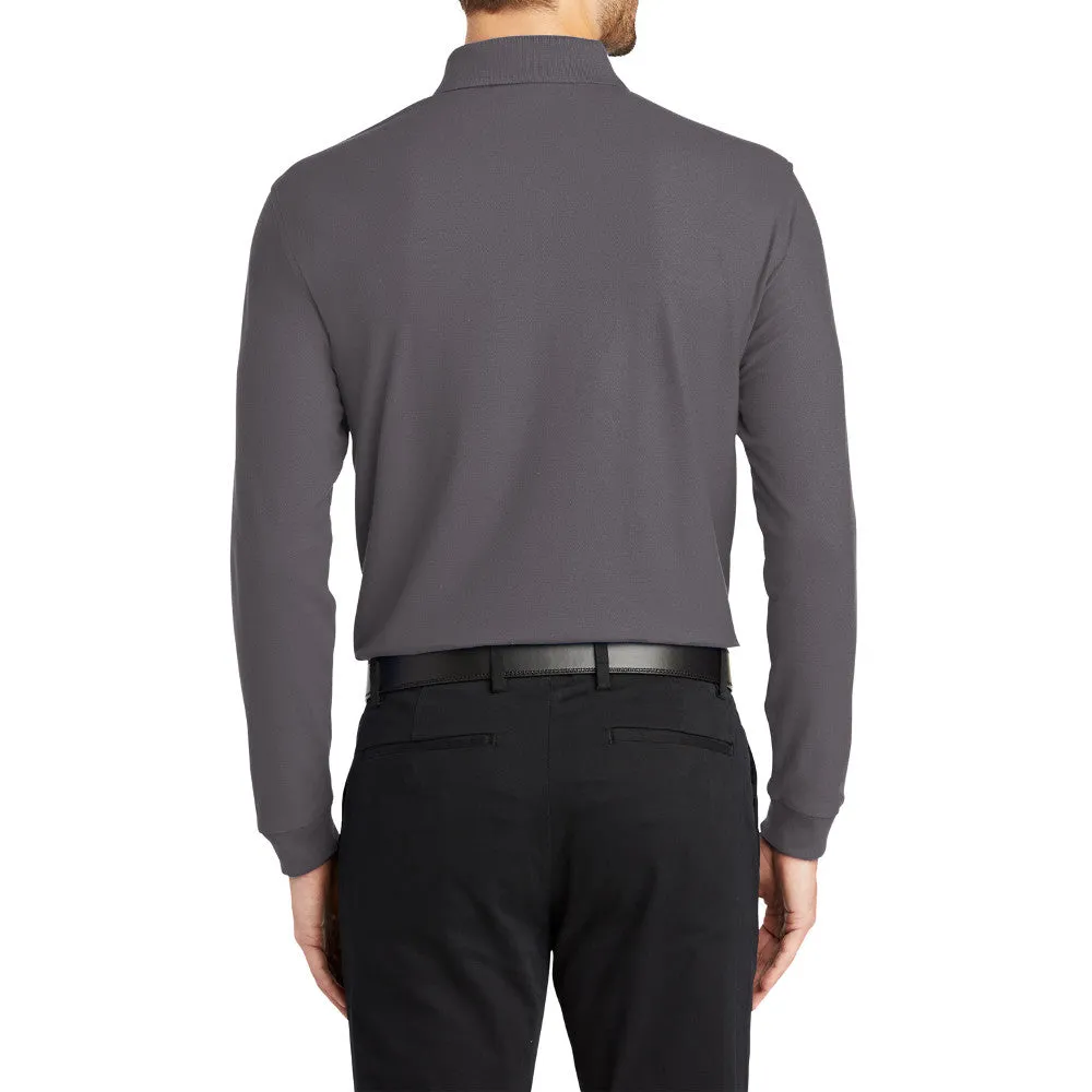 Men's Long Sleeve Core Classic Pique Polo