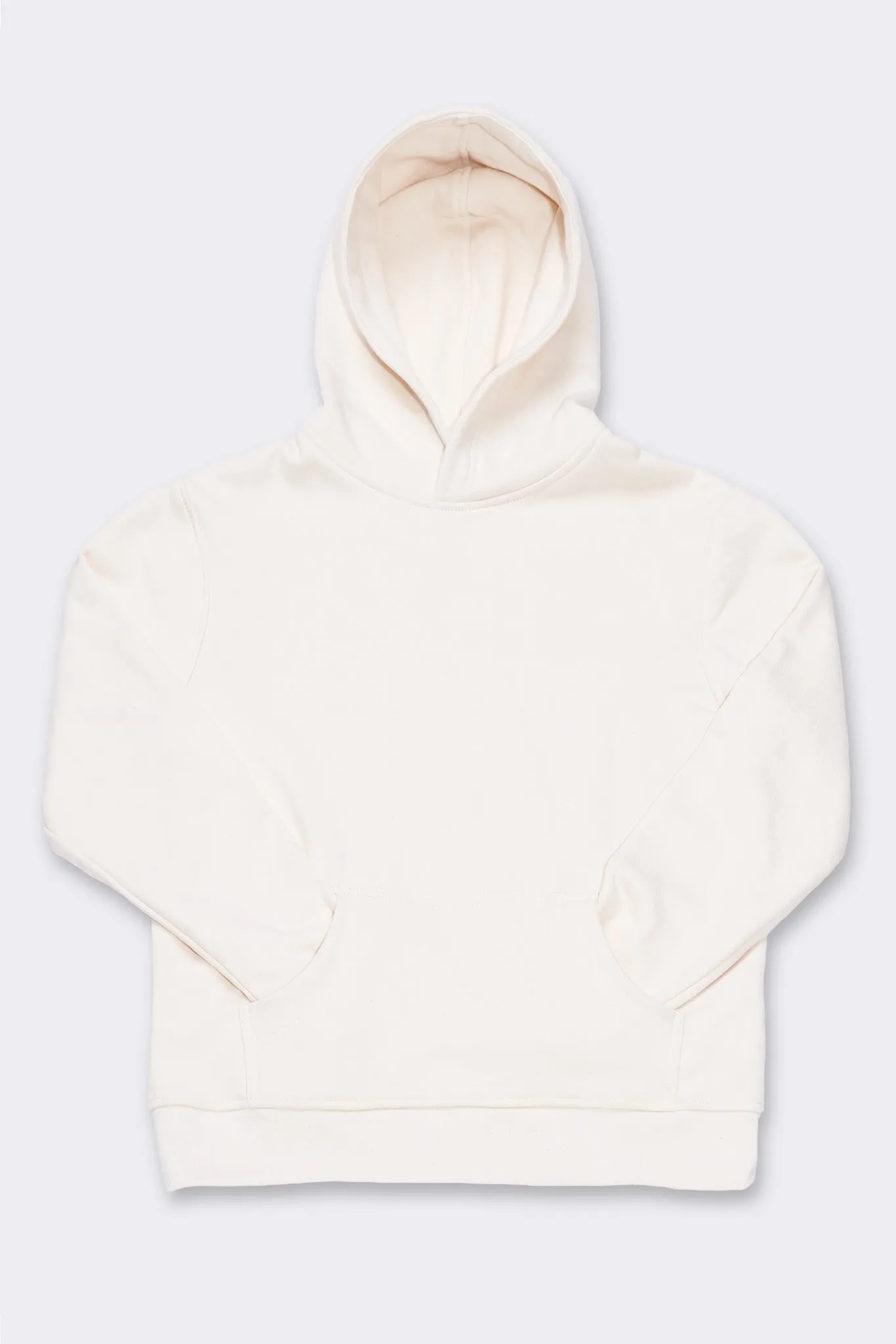 Men's Organic Hoodie Sweatshirt in Natural