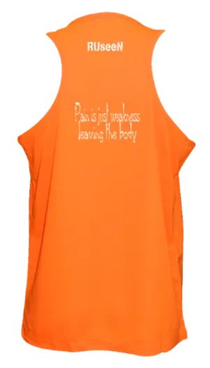 Men's Reflective Tank Top - Pain is Weakness