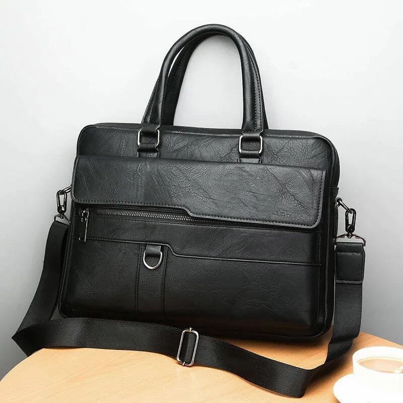 men's sense of quality bussiness style large capacity laptop bag