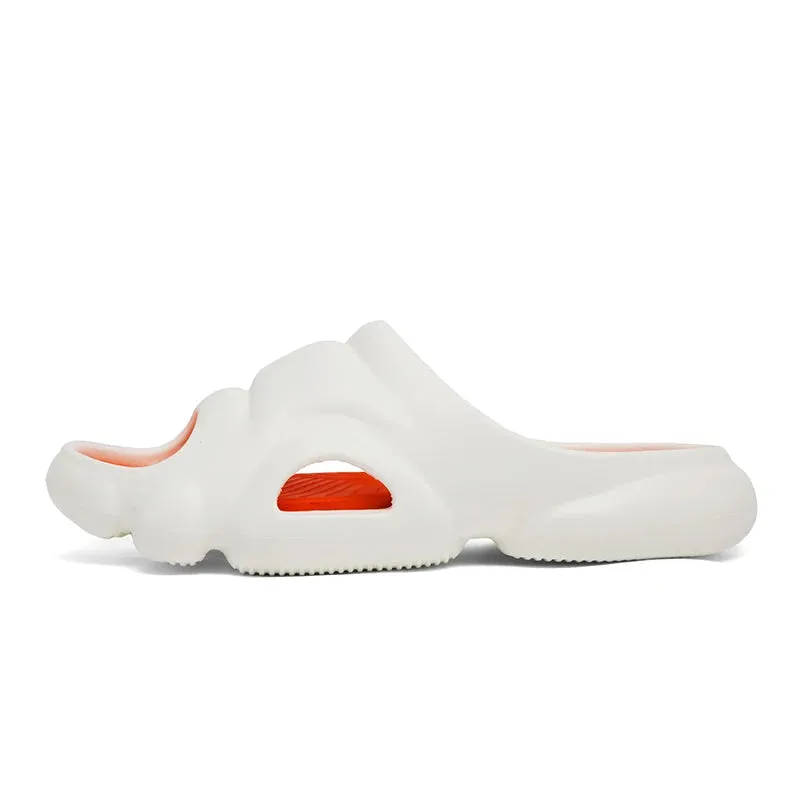 Men's Slip on Platform Slippes Summer Open Toe Light Breatable Non-slip Bathroom Slides Shoes for Men Outdoor Male Casual Shoes