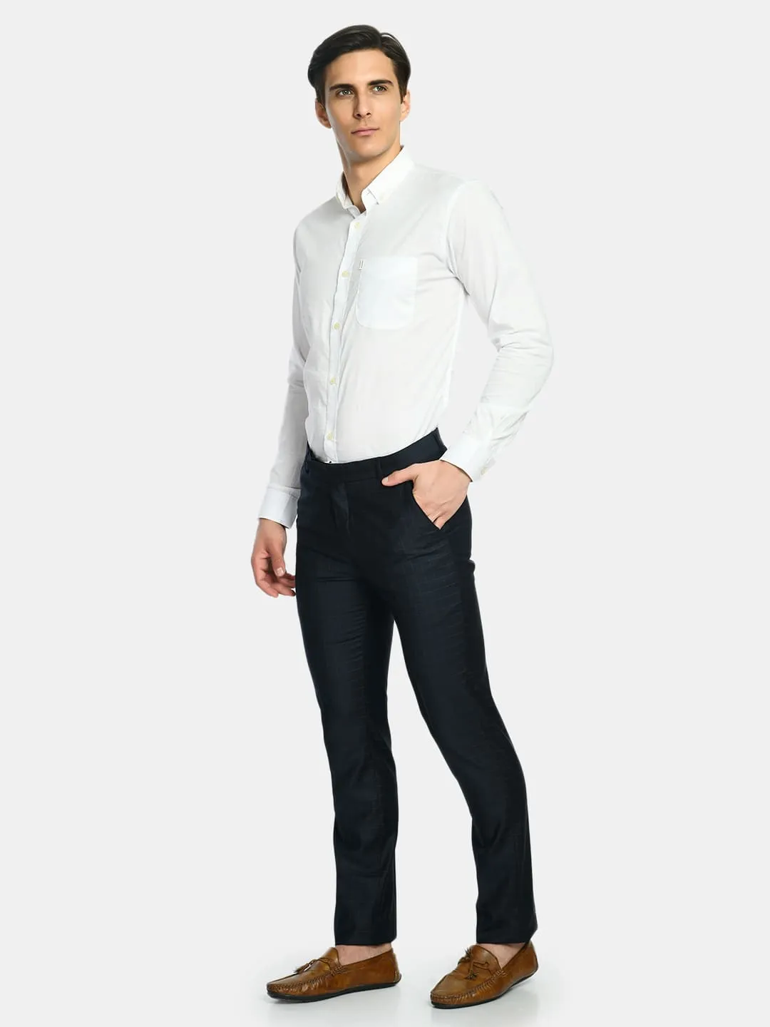 Men's Solid Cotton Regular Fit Shirt