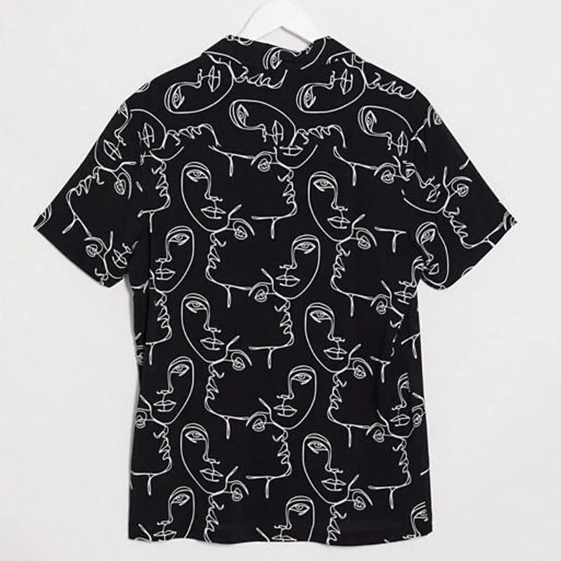 Men'S Summer Printed Casual Suit