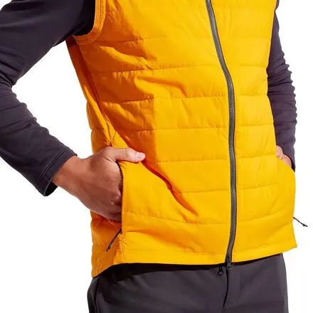 Men's Summit Ecoloft vest PEARL iZUMi, Sunfire/Urban Sage