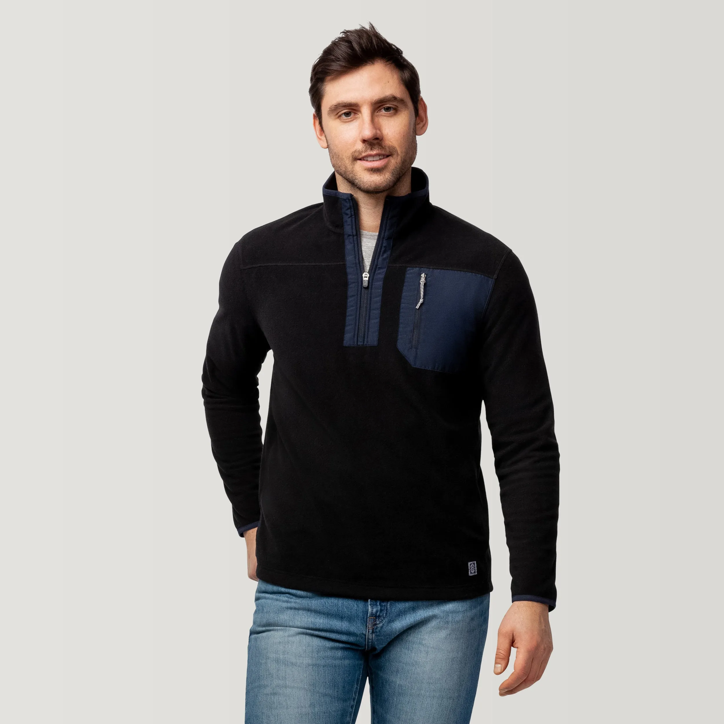 Men's Super Soft Microfleece 1/2 Zip Shirt