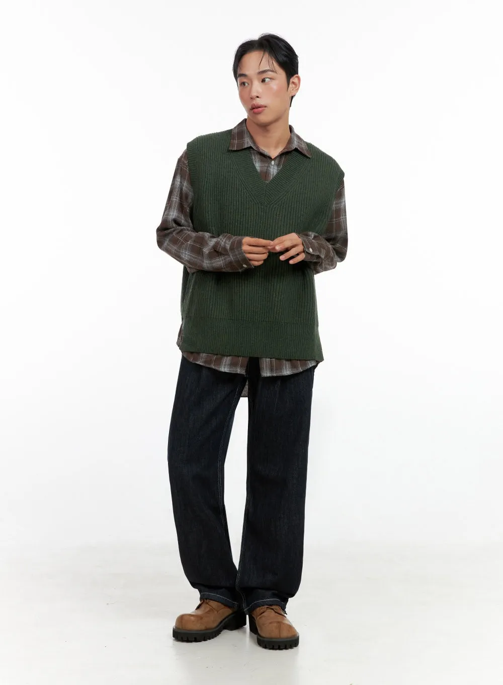 Men's V-Neck Vest IN426