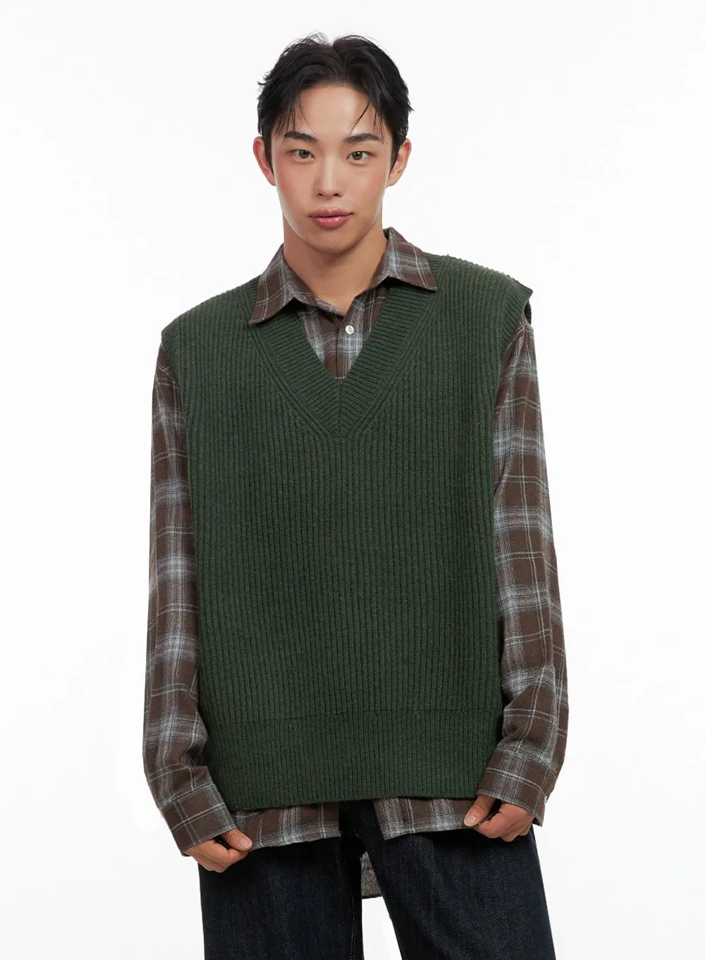 Men's V-Neck Vest IN426